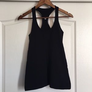 Lululemon cool racer back tank black sz 6